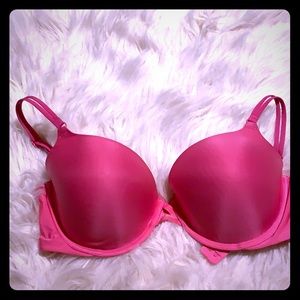 Victoria’s Secret hot pink Demi bra 34DD